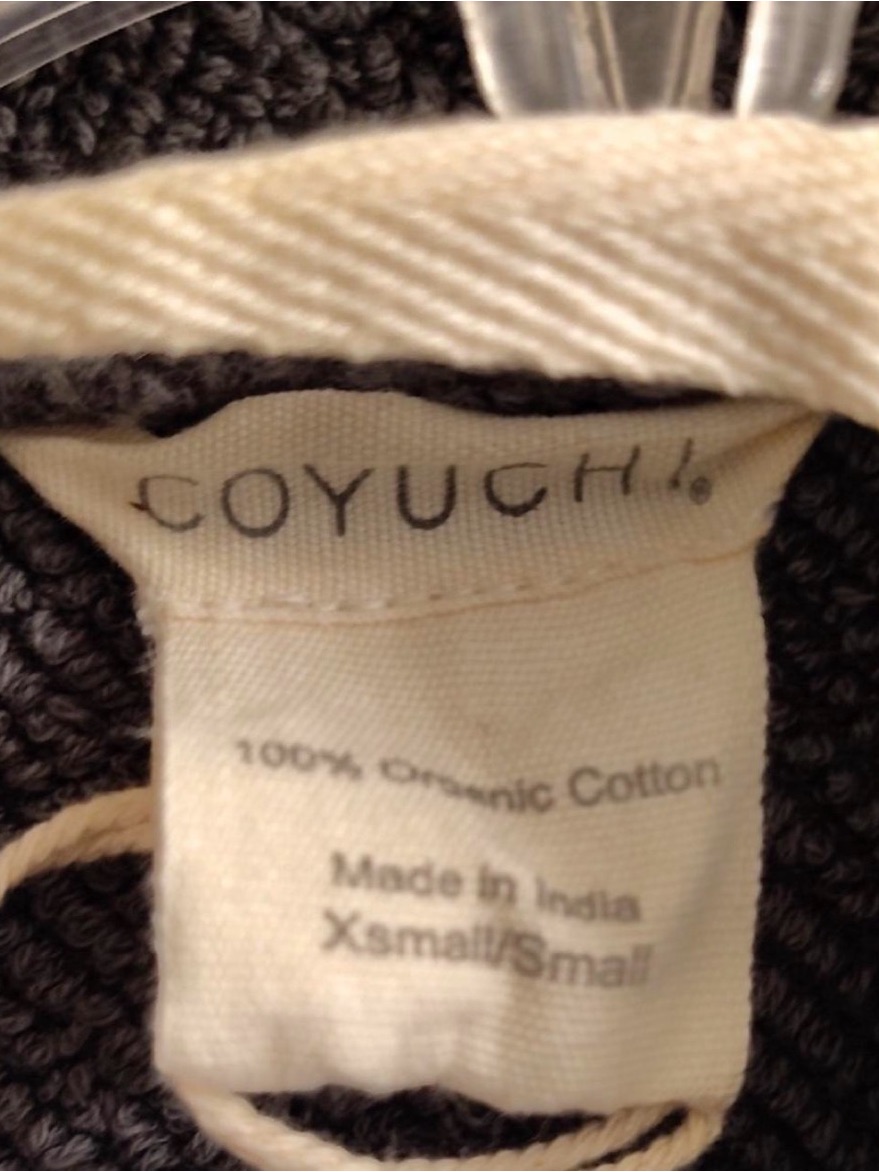Coyuchi Air Weight 100% Organic Cotton Bathrobe — image 2 of 6